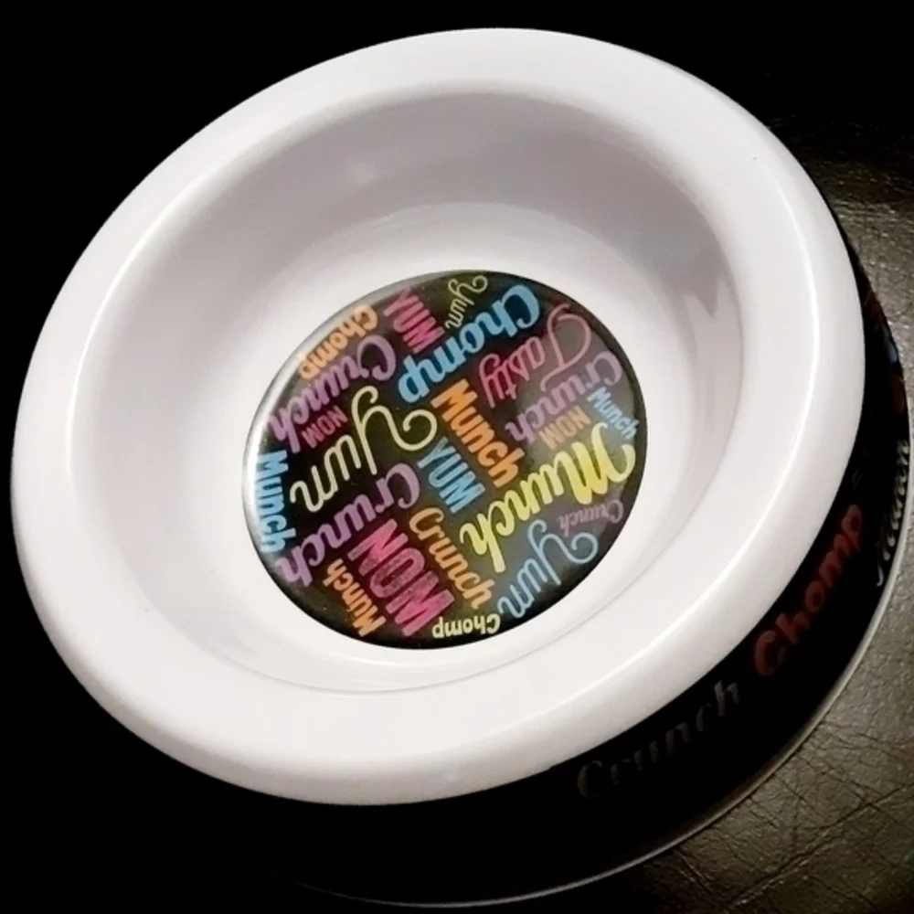 Melamine Cat Bowl- Chomp/Tasty